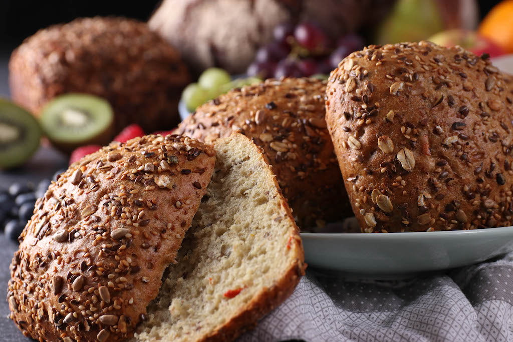 4 Mehrkorn-Brötchen zum Aufbacken