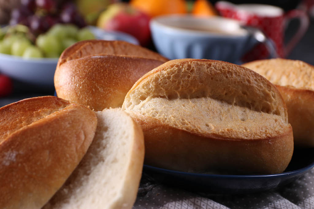 4 Ofenfrische Brötchen zum Aufbacken